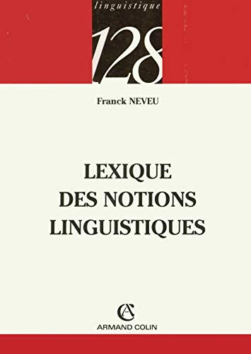 Lexique des notions linguistiques