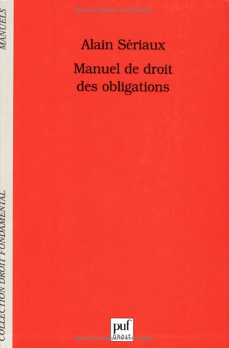 Manuel de droit des obligations