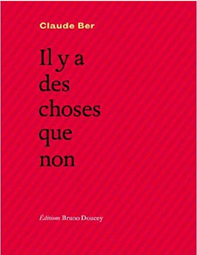 Il y a des choses que non