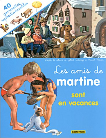 Les amis de Martine sont en vacances : autocollants