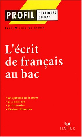 L'écrit de français au bac
