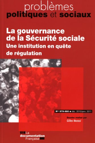 la gouvernance de la sécurité sociale (n.979 decembre 2010)