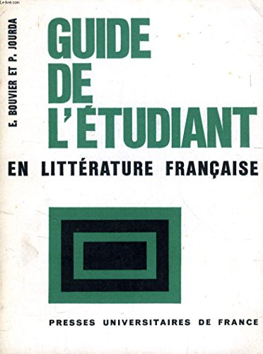 guide etudiant en litt.française