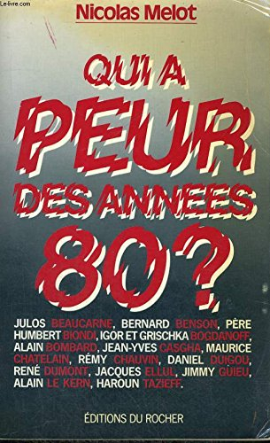 Qui a peur des années 80?
