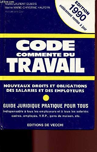 Code commenté du travail
