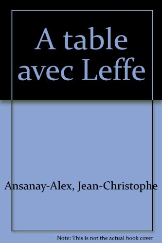 A table avec Leffe