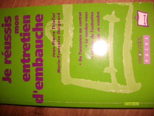 Je réussis mon entretien d'embauche