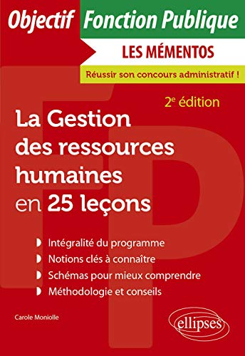 La gestion des ressources humaines en 25 leçons : catégories A et B