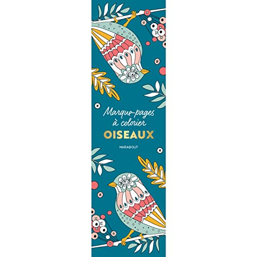Oiseaux : marque-pages à colorier