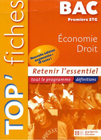 Economie, droit 1re STG