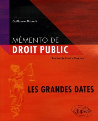 Mémento de droit public : les grandes dates