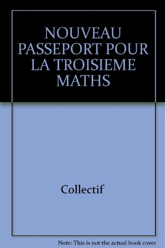 Nouveau passeport pour la 3e, maths