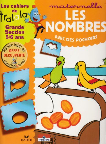Les nombres avec des pochoirs, maternelle grande section, 5-6 ans
