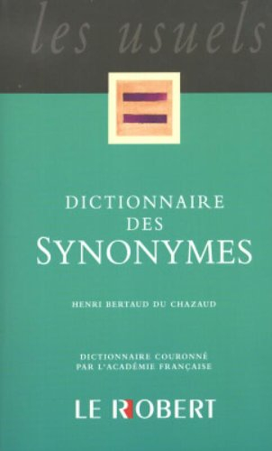 Dictionnaire des synonymes