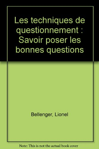 Savoir poser des questions