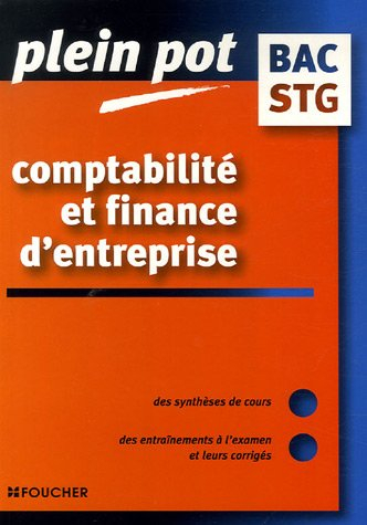 Comptabilité et finance d'entreprise bac STG