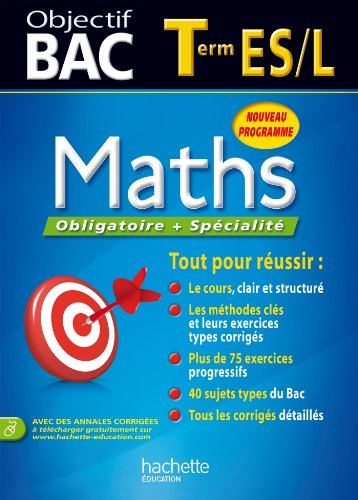 Maths obligatoire + spécialité terminale ES, L : nouveau programme