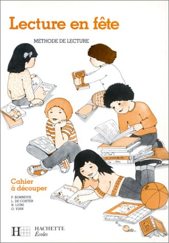 lecture en fête, ancienne édition 1983. cahier à découper