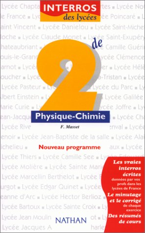 physyque - chimie, 2nde. nouveau programme 2000