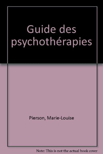 Guide des psychothérapies