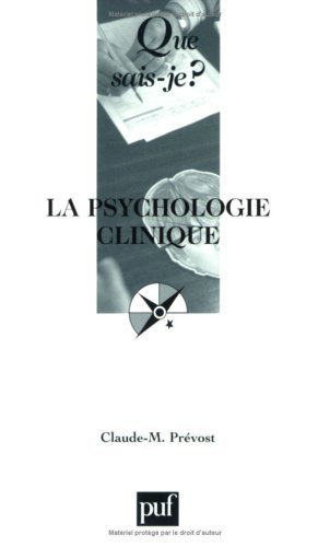 La psychologie clinique