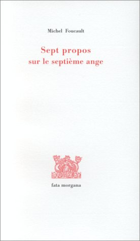 sept propos sur le septième ange