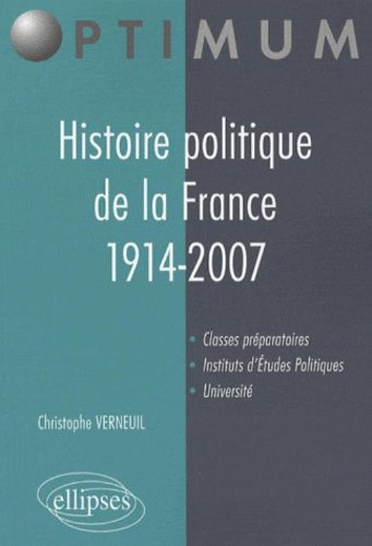 Histoire politique de la France, 1914-2007