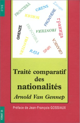 Traité comparatif des nationalités