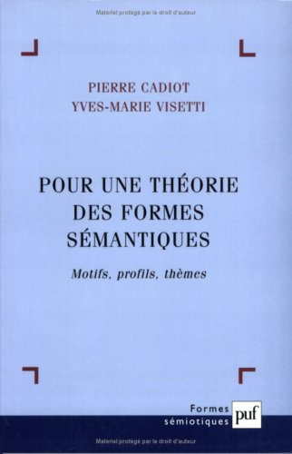 Pour une théorie des formes : motifs, profils, thèmes
