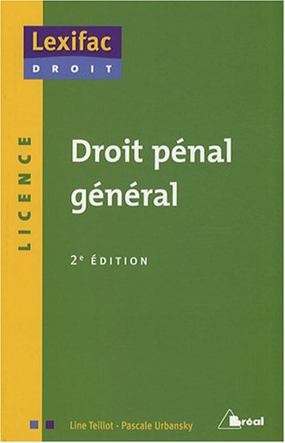 Droit pénal général : licence