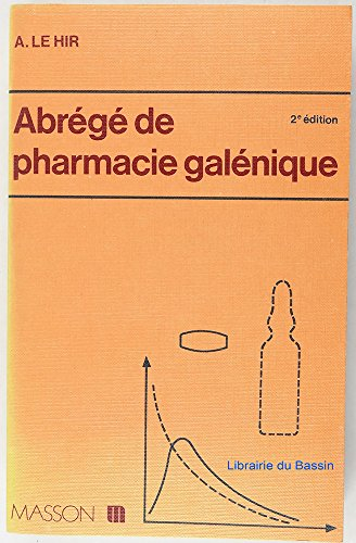 abrégé de pharmacie galénique