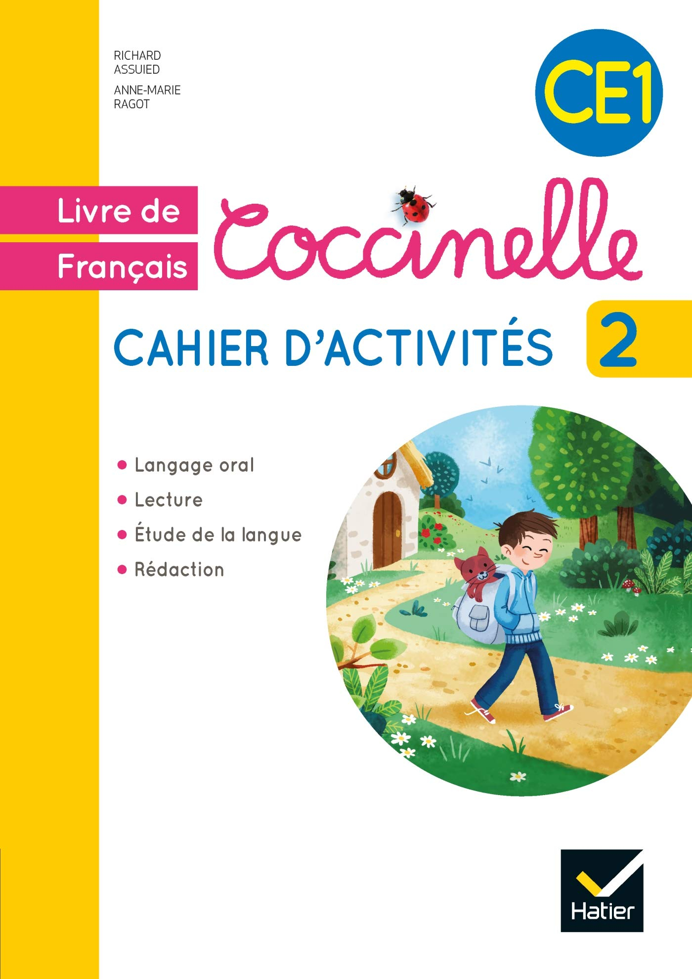 Coccinelle, livre de français, cahier d'activités CE1 : langage oral, lecture, étude de la langue, r