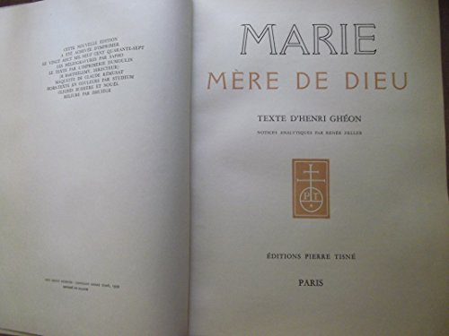 marie mere de dieu.