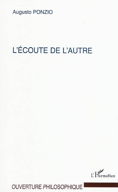 L'écoute de l'autre