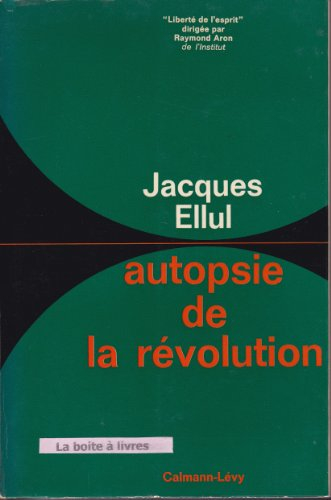 autopsie de la révolution in-8, br. 354 pp. 0, 402 kg