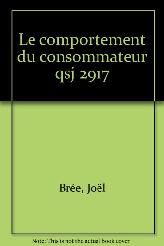 Le comportement du consommateur