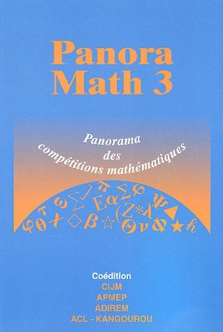 panoramath 3 : panorama des compétitions de mathématiques