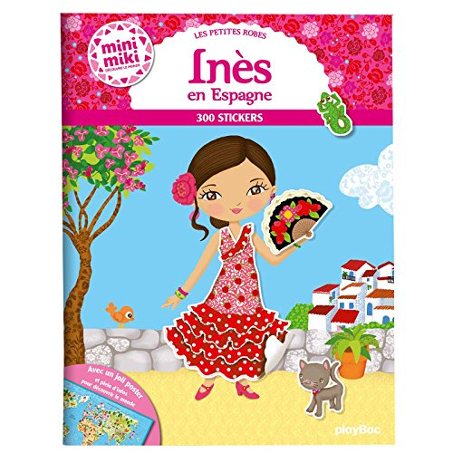 Inès en Espagne : les petites robes : 300 stickers