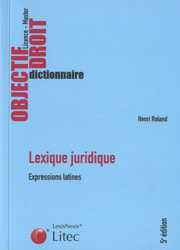 Lexique juridique : expressions latines