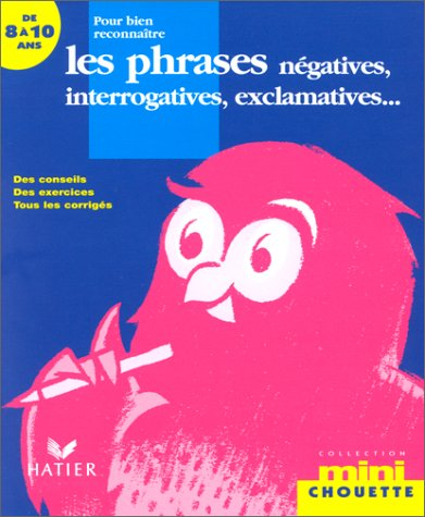 Les phrases : négatives, interrogatives, exclamatives...