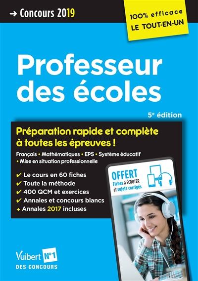 Professeur des écoles : concours 2019