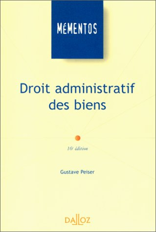 droit administratif : les biens