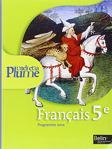 Français 5e : programme 2010