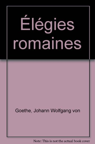 Elégies romaines
