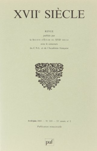 Dix-septième siècle, n° 219