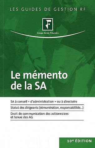 Le mémento de la SA