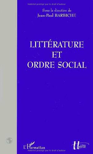 Littérature et ordre social