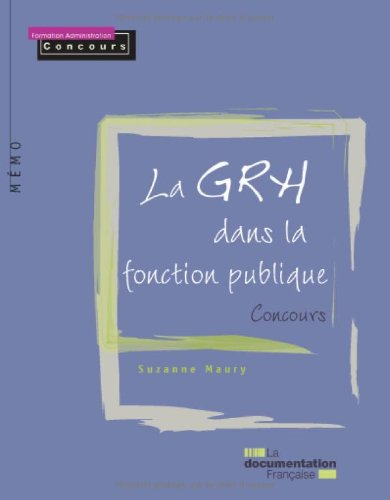 La GRH dans la fonction publique : concours