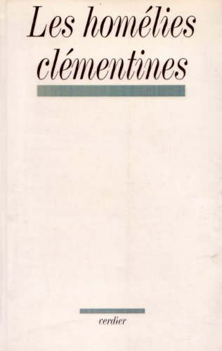 Les homélies clémentines