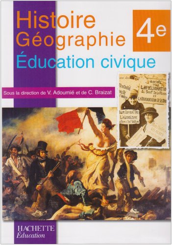 Histoire-géographie, éducation civique 4e